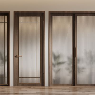 现代平开门 单开门 双开门 移门