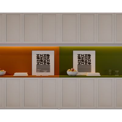 北欧简约装饰边柜