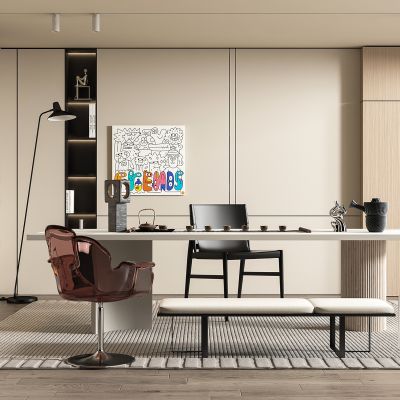 中古风书房茶室