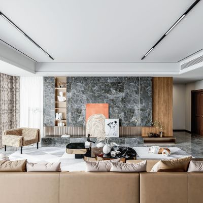 现代轻奢客厅