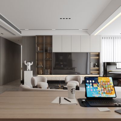 现代极简客餐厅