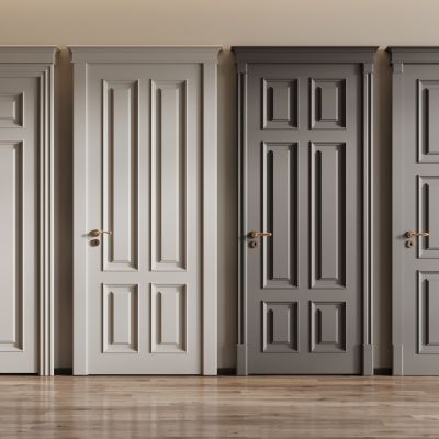 简欧平开门 单开门