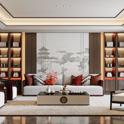 新中式客厅