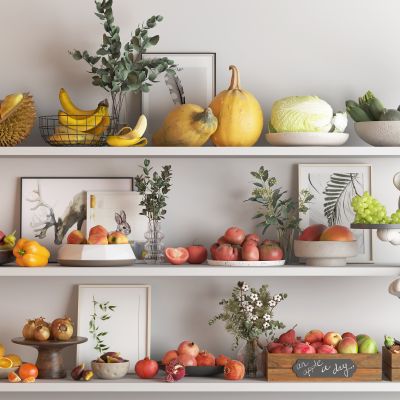 水果蔬菜 榴莲香蕉 橘子石榴 辣椒西红柿 白菜石榴