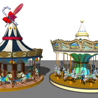 旋转木马 儿童游乐设施