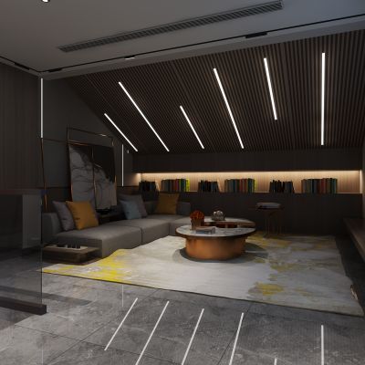 现代阁楼影音室