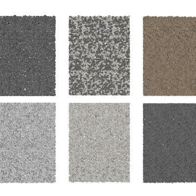 现代鹅卵石  碎石  庭院碎石铺地