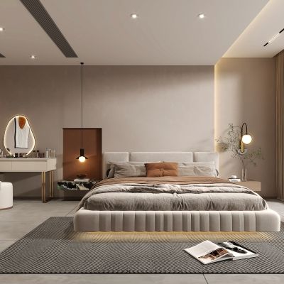 现代卧室，卧室，主人房，主卧