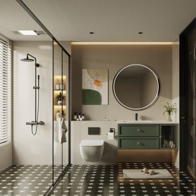 侘寂卫生间 浴室 洗手间