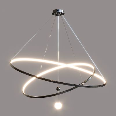 现代圆形吊灯，金属吊灯，客厅吊灯，卧室吊灯，餐厅吊灯，艺术吊