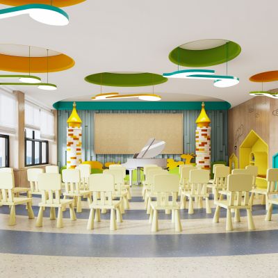 现代幼儿园 教室 音乐教室