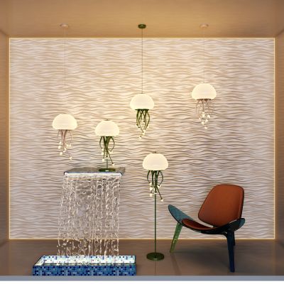 现代创意灯具水母灯