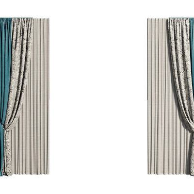 窗帘组合3D模型