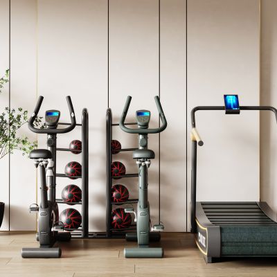 现代健身器材组合