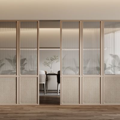 现代移门 诧寂移门 木制移门