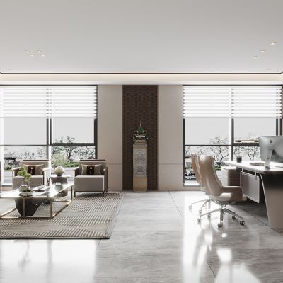 新中式经理办公室