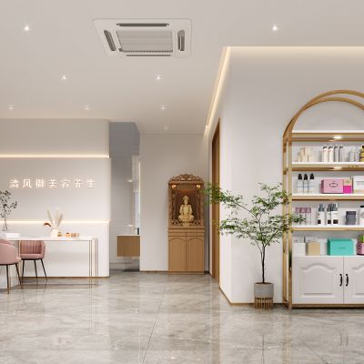 现代美甲店，美甲店，美甲大厅，美容店，化妆品店