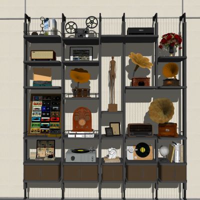 古留声机 唱片机 留声机 CD播放机 装饰画