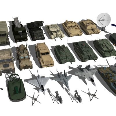 军用坦克 装甲车 坦克 雷达 战斗机 直升机