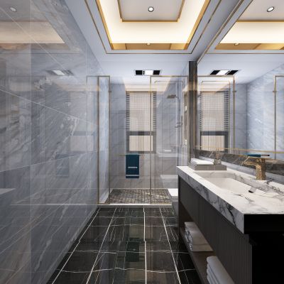 新中式酒店卫生间