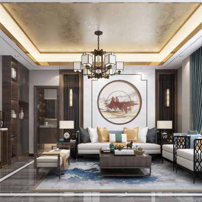 新中式接待会客室