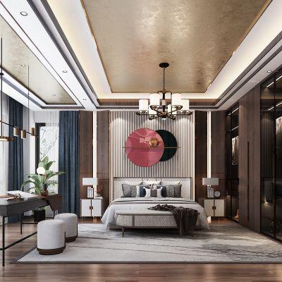 新中式主卧室