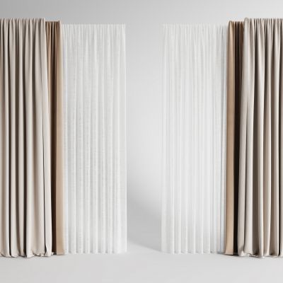 现代窗帘 窗纱