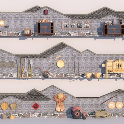 中式民俗文化墙