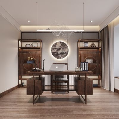 新中式书房
