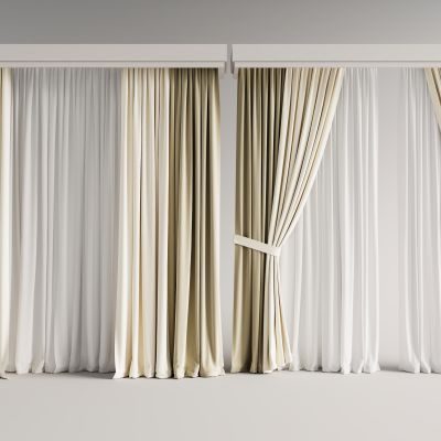 现代窗帘 窗纱