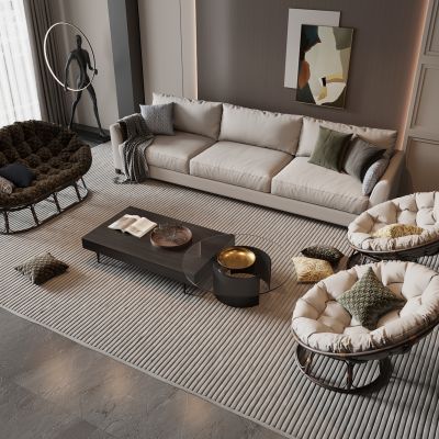 su现代简约时尚客厅