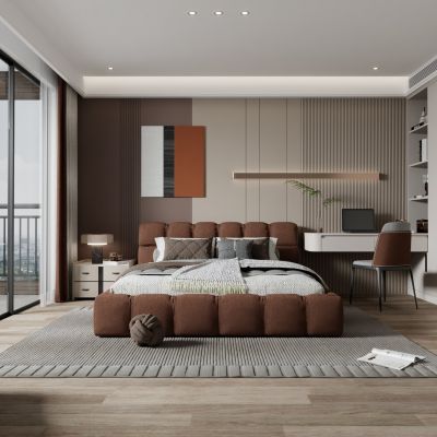 现代 家居卧室