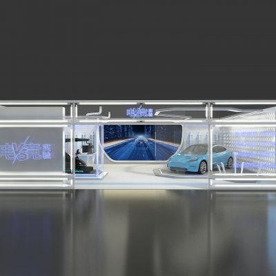 网红店 快闪店3D模型