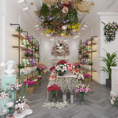 现代花店 鲜花 花艺 绿植