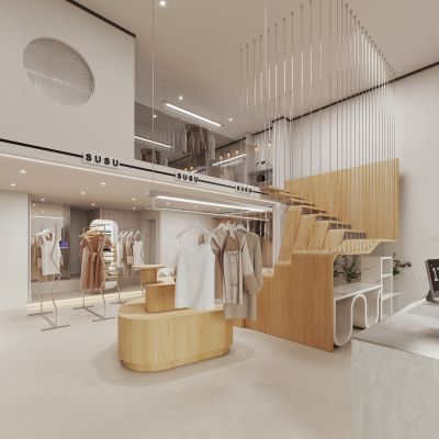 现代女装服装鞋店