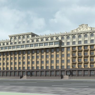 欧式办公楼 宾馆 改造