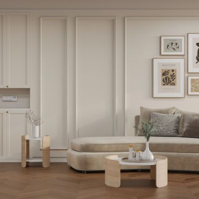 简欧客厅 沙发茶几