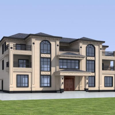 地中海 西班牙  简欧 三层 别墅