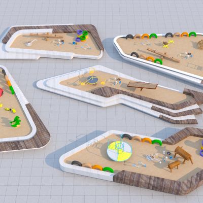 现代儿童器材组合