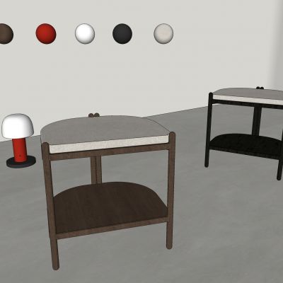 侘寂，凳子，帆布，原木，中古，沙发凳