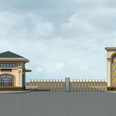 地中海 西班牙 小区 大门入口