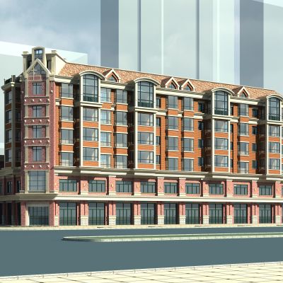 后现代 多层住宅 商住