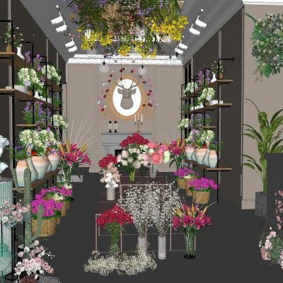 现代花店 鲜花 花艺 绿植