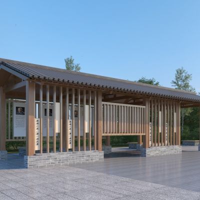 新中式艺术文化长廊