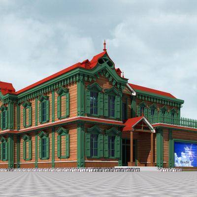 俄式 别墅  办公楼 宾馆