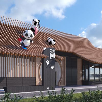 新中式现代公共厕所