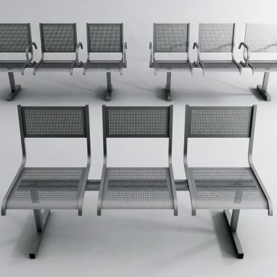 现代公共椅 排椅