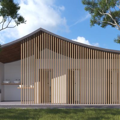 新中式公共厕所3D模型