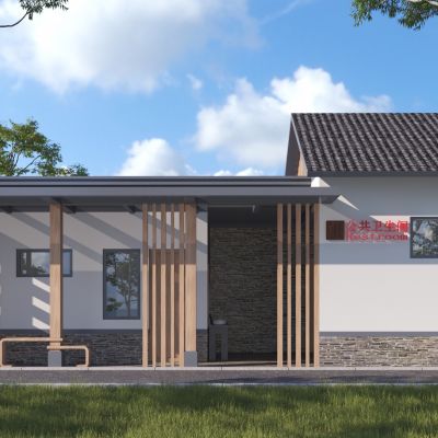 新中式公共厕所3D模型