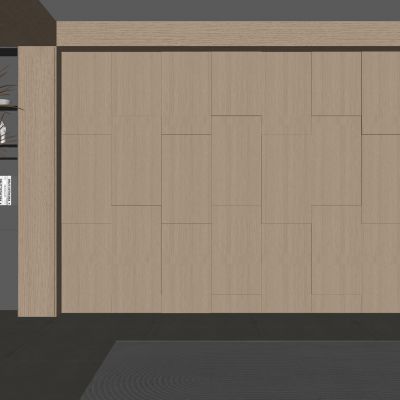 现代极简沙发背景墙